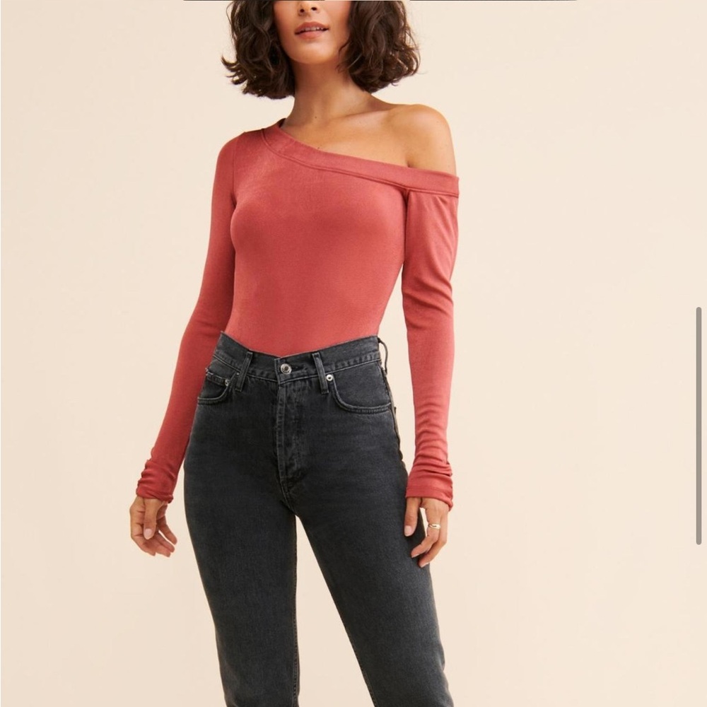 intimately by Free People That’s Hot Asymmetrical Thong Bodysuit